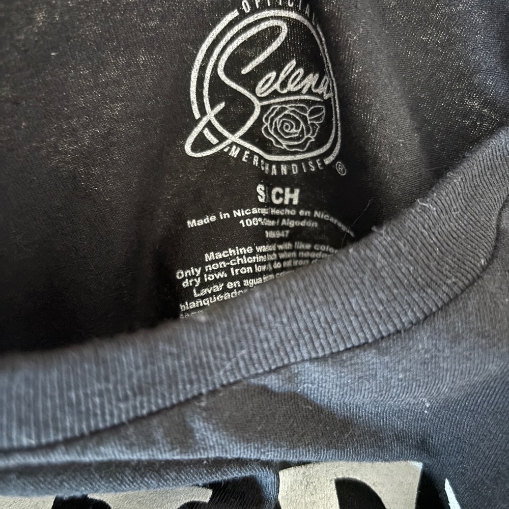 Selena Black Short Sleeve T - Picture 2 of 2